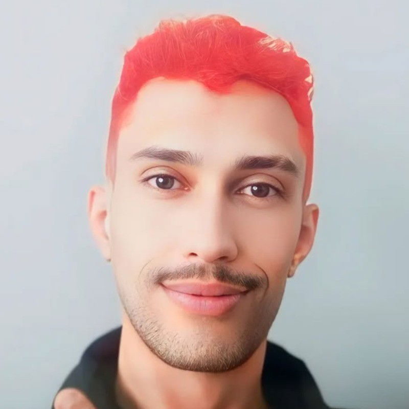 Fernando Vinicio em retrato para mosaico